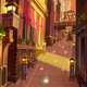 Twilight Town concept art